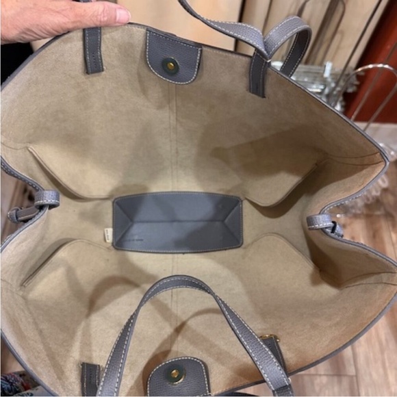 POLENE CYME TOTE BAG - STONE GRAY - Picture 6 of 15